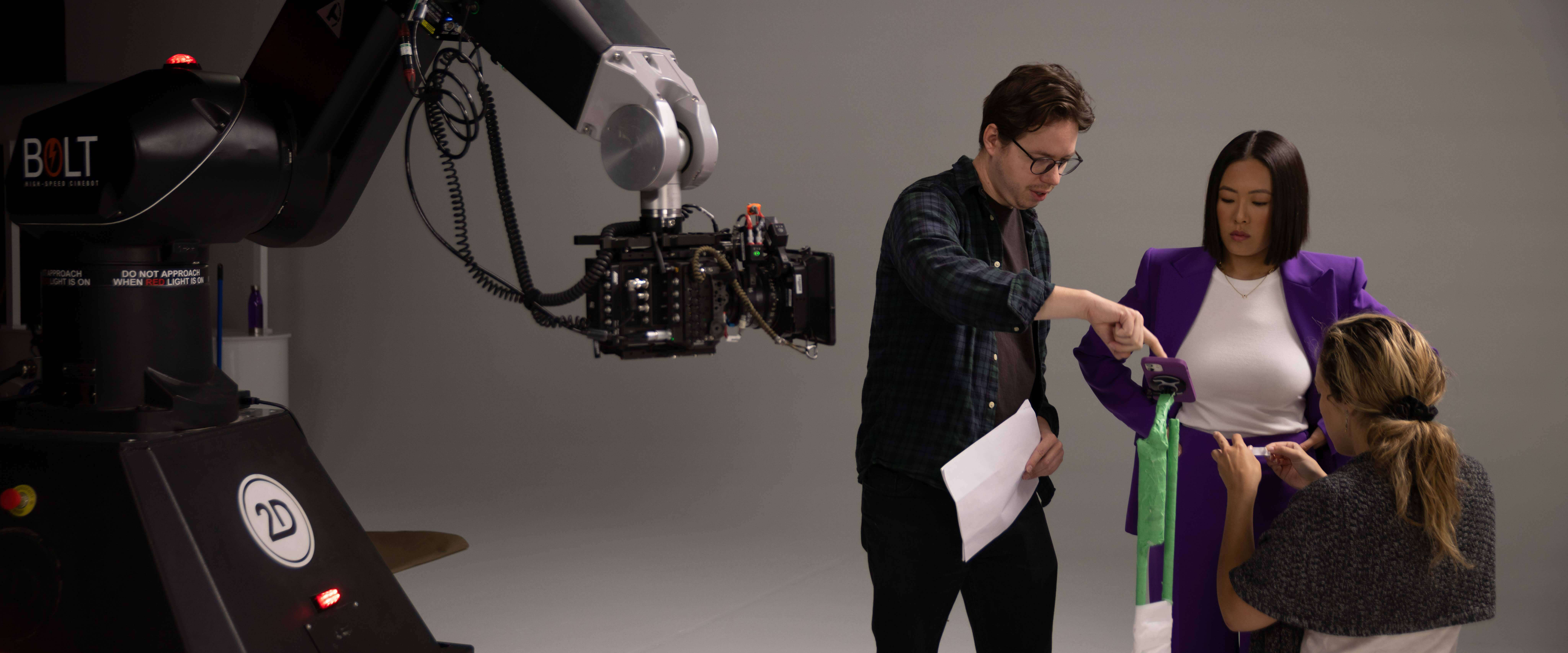 Behind the scenes on Entrust Banking brand film, directed by Martin Marko